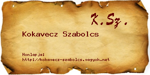 Kokavecz Szabolcs névjegykártya